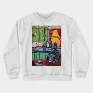 Your Memories Are Lies XIV | Pop Surreal Wet Dream | Original Acrylic Painting created in 2020 Crewneck Sweatshirt